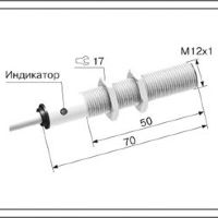 Индуктивный датчик ВБИ-М12-70У-1251-Л