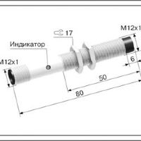 Индуктивный датчик ВБИ-М12-80Р(с27)-2252-Л