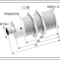 Индуктивный датчик ВБИ-М30-60Р-1112-З