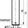 Габаритный чертеж ISB CF3A-31N-3,5-LZ