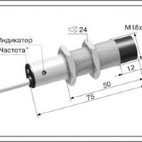  Датчик контроля скорости ДКС-М18-76У-2352-ЛА.0(без задержки срабатывания)