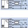 Схема подключения  Оптический датчик ВБО-М18-15У-3123-СА.01.51(с задержкой включения)