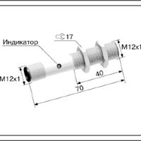 Оптический датчик ВБО-М12-76Р-9113-С.01.5(10м)