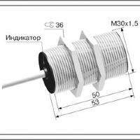 Индуктивный датчик ВБИ-М30-55У-1112-З