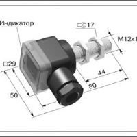 Индуктивный датчик ВБИ-М12-45К-1121-С.51(Upg)